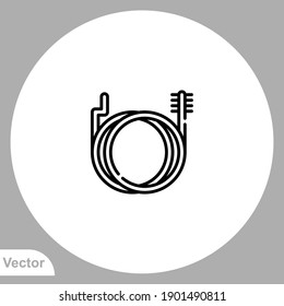 Cable icon sign vector,Symbol, logo illustration for web and mobile
