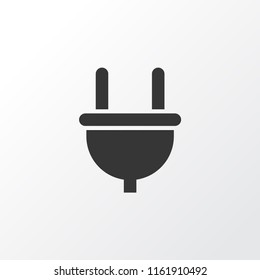 Cable icon symbol. Premium quality isolated plug element in trendy style.