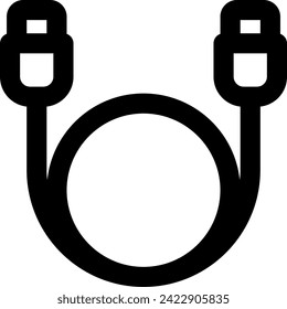 cable icon vector illustration asset element