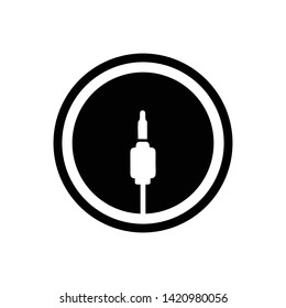 cable icon, vector template, symbol