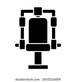 Cable machine Vector Icon which can easily modify or edit

