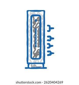 cable modem doodle icon sketch vector. cable modem sign. isolated symbol illustration