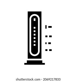 Cable Modem Glyph Icon Vector. Cable Modem Sign. Isolated Contour Symbol Black Illustration