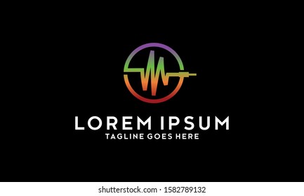 Cable Music Vector Royalty Logo Design Inspirations
