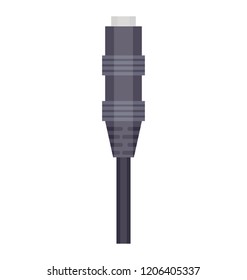 
Cable often used in sound system depicting  connector 
