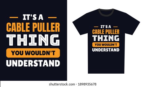 Diseño de la camiseta del puente por cable. Es una cosa de cables, no lo entenderías