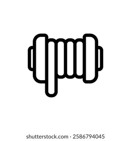 cable reel icon. Sleeping time icon, simple flat style, illustration, logo sign symbol pictogram template, for ui or ux isolated on white for mobile app, editable