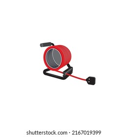 cable reel icon, vector illustration symbol design.