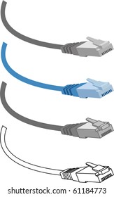 cable rj45, Patch Cord Cable, logo design