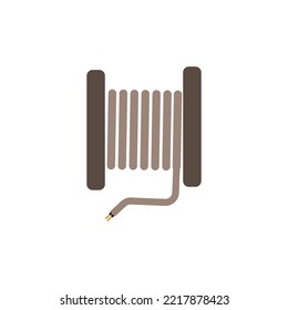 cable roller icon vector illustration logo design