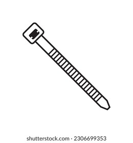 cable tie icon logo vector design template
