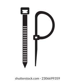 cable tie icon logo vector design template