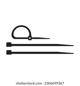cable tie icon logo vector design template