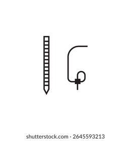 cable ties icon illustration element design