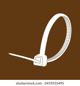 Cable ties icon vector illustration symbol design
