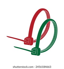 Cable ties icon vector illustration symbol design