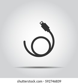 Cable  USB Charger Phone Silhouette Computer Icon