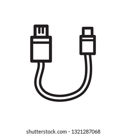 cable USB icon 