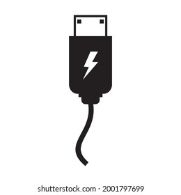 Cable Usb Icon Vector Illustration Sign