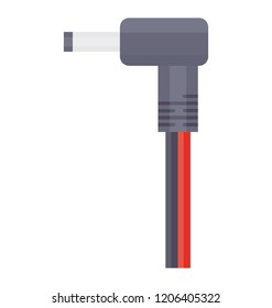 
Cable used to listen songs and music depicting handsfree cable 

