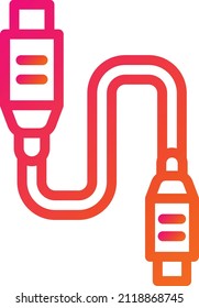 Cable Vector Icon Design Illustration