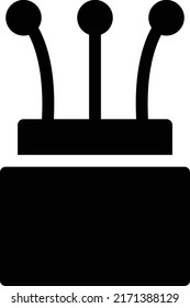 cable Vector illustration on a transparent background. Premium quality symmbols. Glyphs vector icons for concept and graphic design.