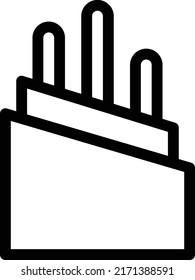 cable  Vector illustration on a transparent background. Premium quality symmbols. Thin line vector icons for concept and graphic design. 
