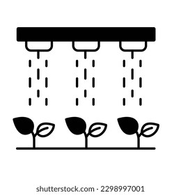 Cable watering Color Vector Icon which can easily modify

