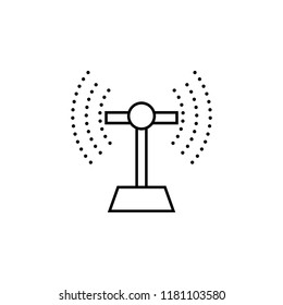 cable watering of plants icon. Element of drip watering icon for mobile concept and web apps. Thin line cable watering of plants icon can be used for web and mobile