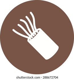 Cable, wires, wiring icon vector image. Can also be used for construction, interiors and building. Suitable for use on web apps, mobile apps and print media.