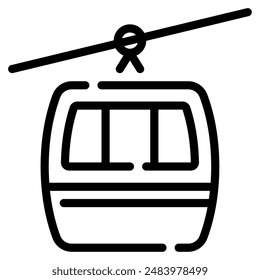 Cablecar icon for web, app, infographic, etc