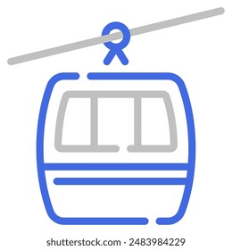 Cablecar icon for web, app, infographic, etc