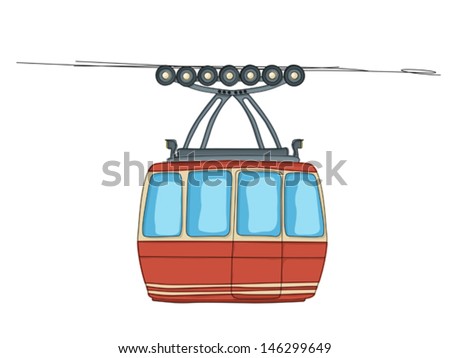 Similar – Image, Stock Photo Stationary ski lift in Oberallgäu on Nebelhorn above snow-free ski slope. Photo: Alexander Hauk