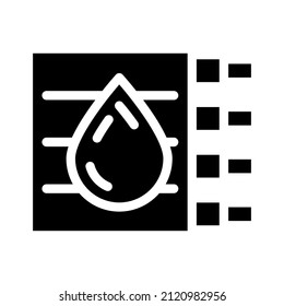 cables for submersed pumps glyph icon vector. cables for submersed pumps sign. isolated contour symbol black illustration