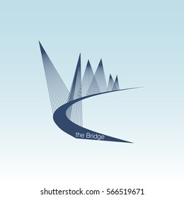 cable-stayed bridge, logo