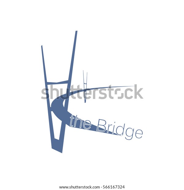cable-stayed bridge. logo.\
icon