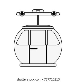 Cableway mountain transport