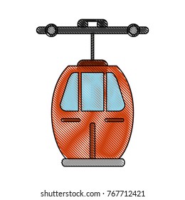 Cableway mountain transport