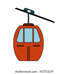 Cableway mountain transport