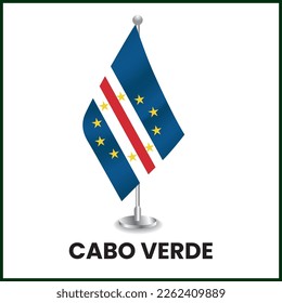 Cabo Verde Desk Flag und Cabo Verde Flag Design