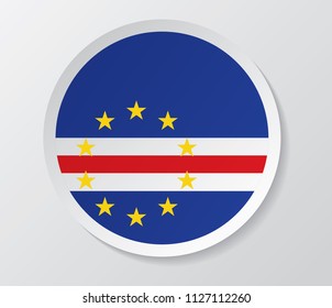 Cabo Verde Flag Vector Circle Round Stock Vector (Royalty Free ...