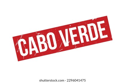 Vector de sello de goma de Cabo Verde