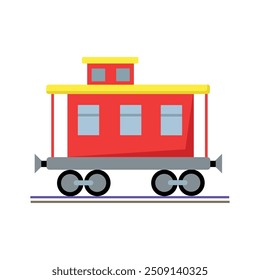 Caboose icon clipart avatar logtotype isolated vector illustration