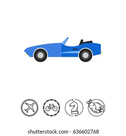 Cabriolet Concept Icon