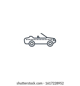 cabriolet creative icon. From Transport icons collection. Isolated cabriolet sign on white background