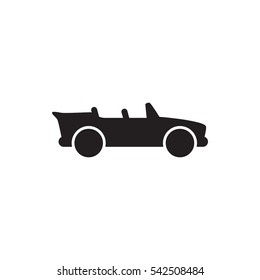 cabriolet icon illustration isolated vector sign symbol