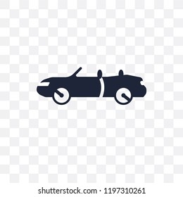 Cabriolet transparent icon. Cabriolet symbol design from Transportation collection.