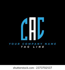 CAC letter logo creative design with vector graphic, Abc simple and modern logo design. Pro Vector