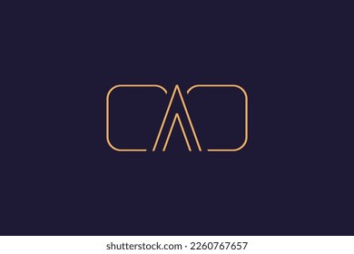 CAC letter minimal typography logo Design, CAC line design, CAC line logo design for company 