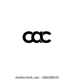 cac letter original monogram logo design